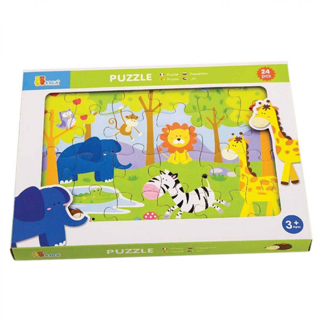 

Пазл Viga Toys Сафари 24 элемента (50198)