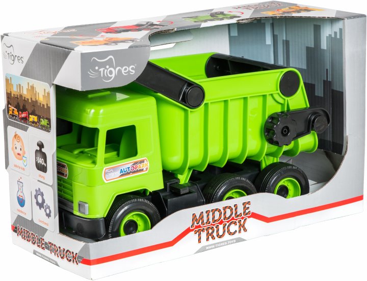 

Машинка Tigres "Middle truck" самосвал (39482)