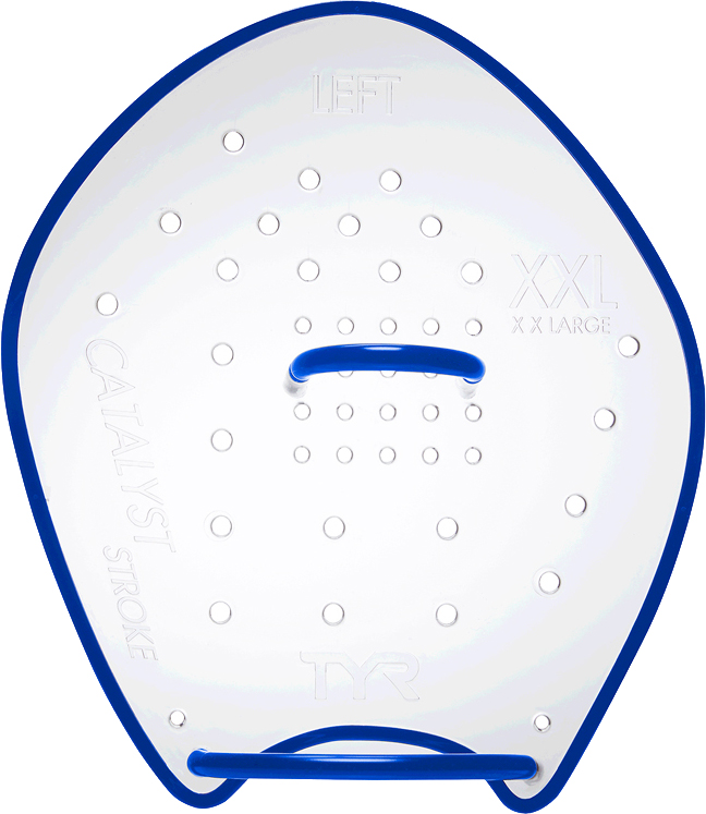 

Лопатки для плавания Tyr Catalyst Stroke Training Paddles, Clear XXL (LCATSTK-101-XXL)