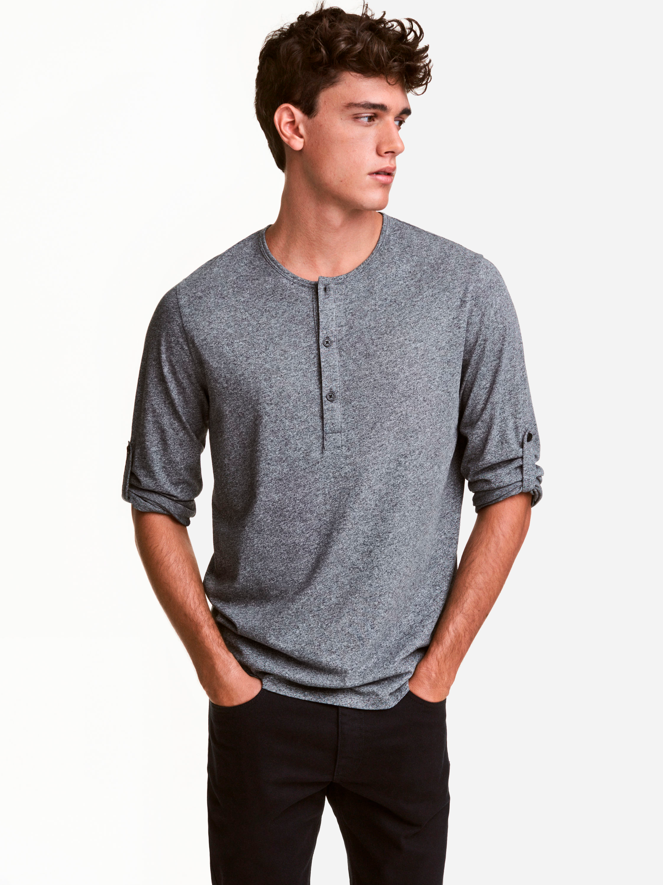 

Лонгслив H&M 03-520412620-011  Серый меланж (СА2000001305492, Лонгслив H&M 03-520412620-011 XS Серый меланж (СА2000001305492)