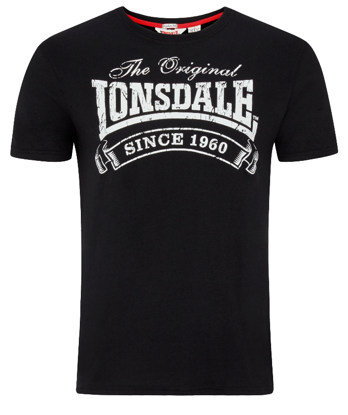 

Футболка Lonsdale L Черный 115250-1000 Black