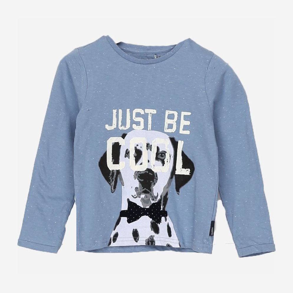 

Футболка с длинными рукавами Noppies smix03700154 104 см Голубая