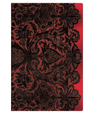 

Записник Paperblanks Мереживо Аллюр кишеньковий / Лінійка Червоний (9781439732519)
