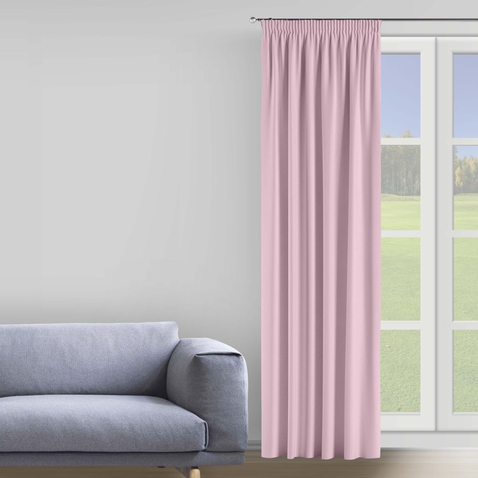 

Штора Decorator 300х275 пудровый бархат на тесьме B215