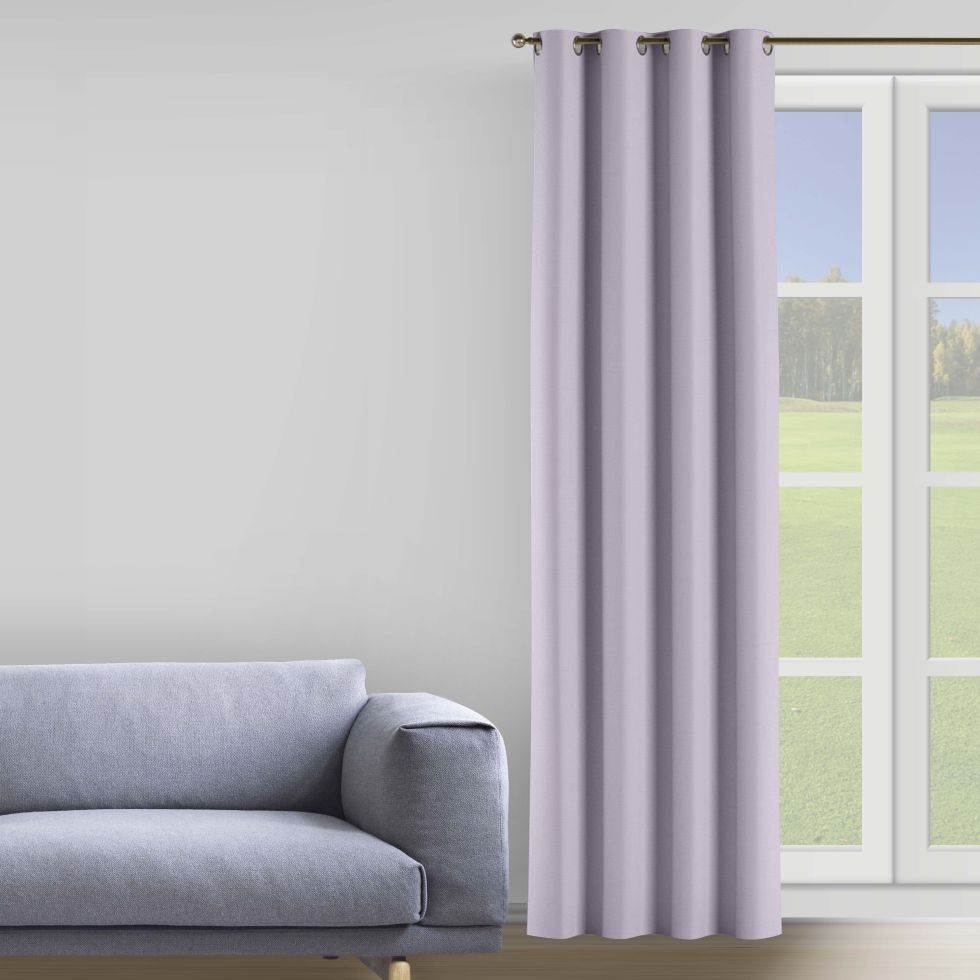 

Штора Decorator 150х258 сиреневый бархат на люверсах B238