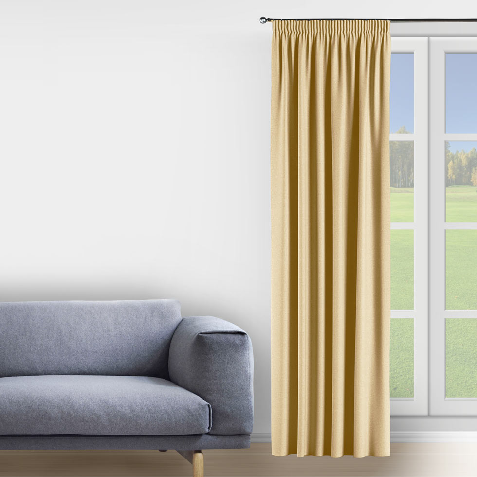 

Комплект штор Decorator 2 шт 250х275 светло-бежевый блэкаут на тесьме FD03