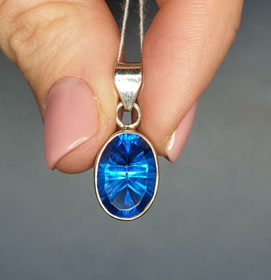 

Кулон серебряный с мистик кварцем 2,95 г