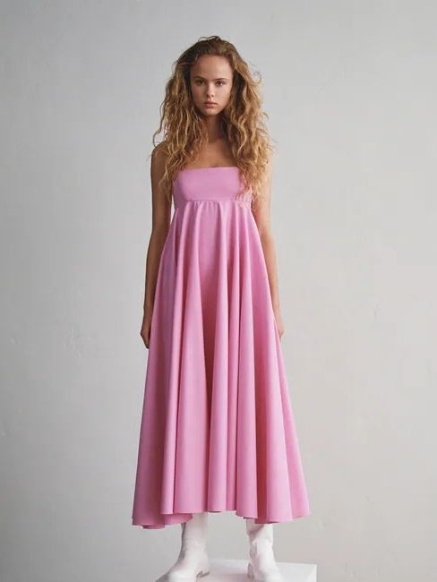 

Сарафан Zara 2585-202-620  Розовый, Сарафан Zara 2585-202-620 M Розовый
