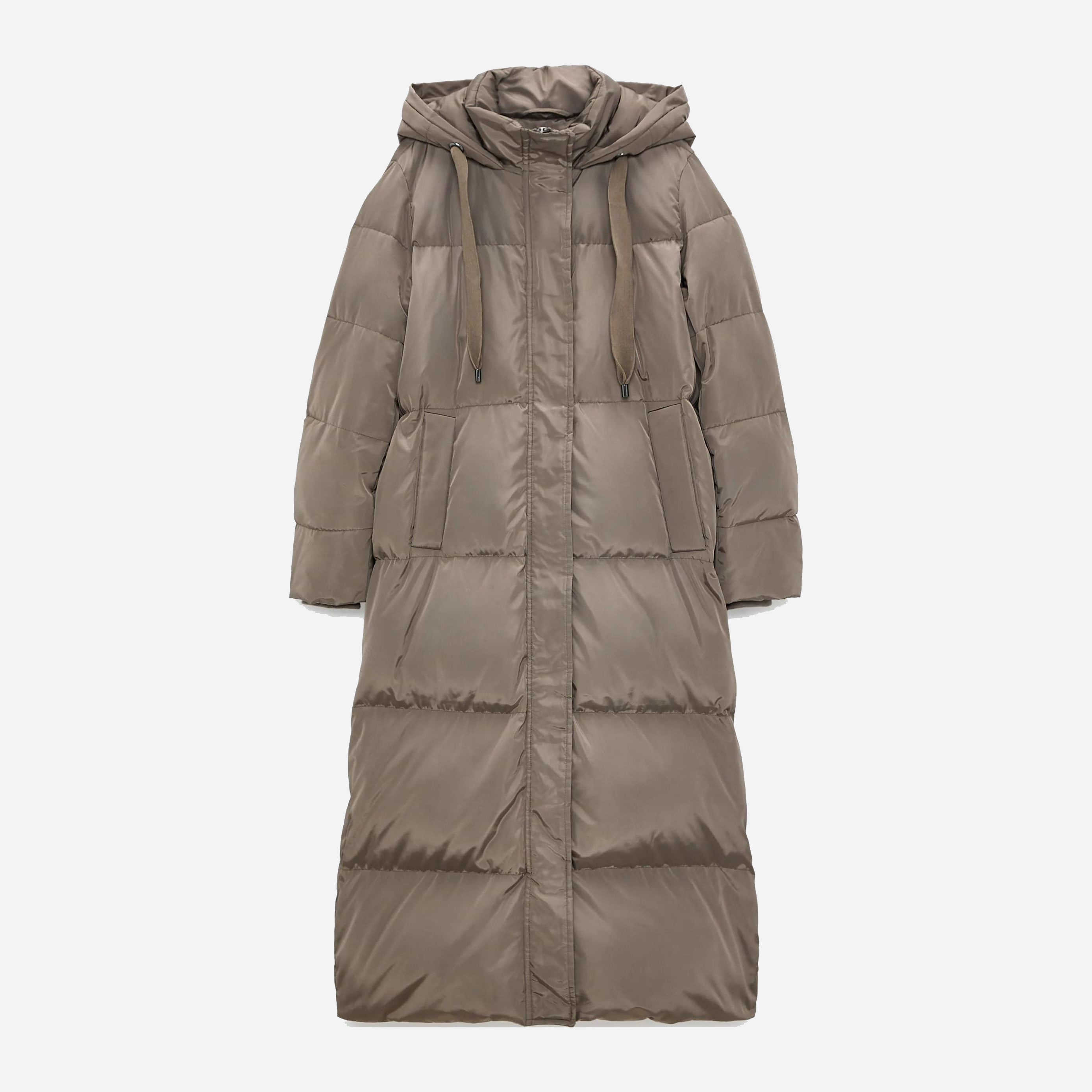 

Пуховик Zara 3046-253-832  Серый с бежевым, Пуховик Zara 3046-253-832 XS Серый с бежевым