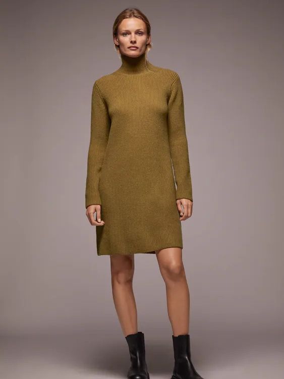 

Платье Zara 9667-108-515  Оливковое, Платье Zara 9667-108-515 L Оливковое