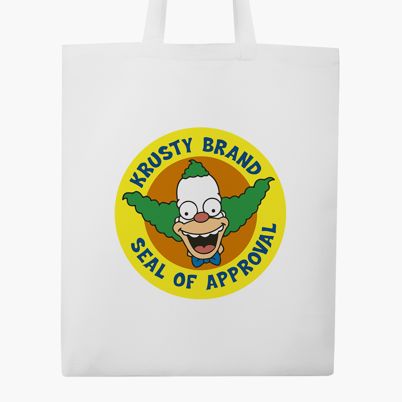 

Эко сумка шоппер Клоун Красти Симпсон (Krusty the Clown The Simpsons) (9227-3411) 41x35 см Белоснежный