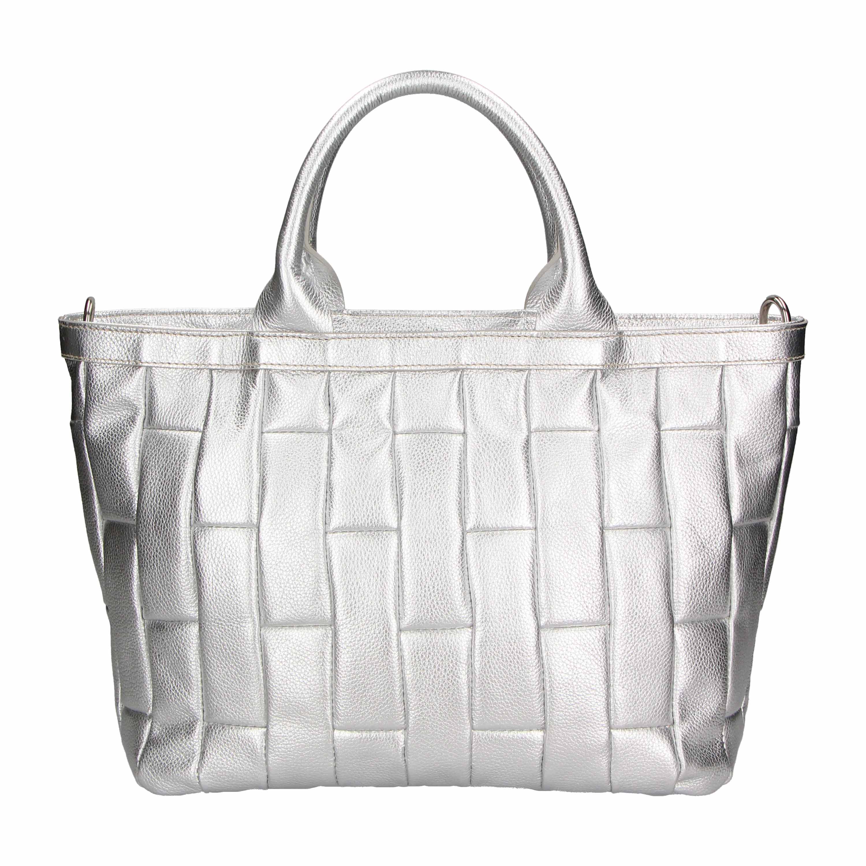 

Деловая Сумка Italian Bags san0084_silver Кожаная Серебро