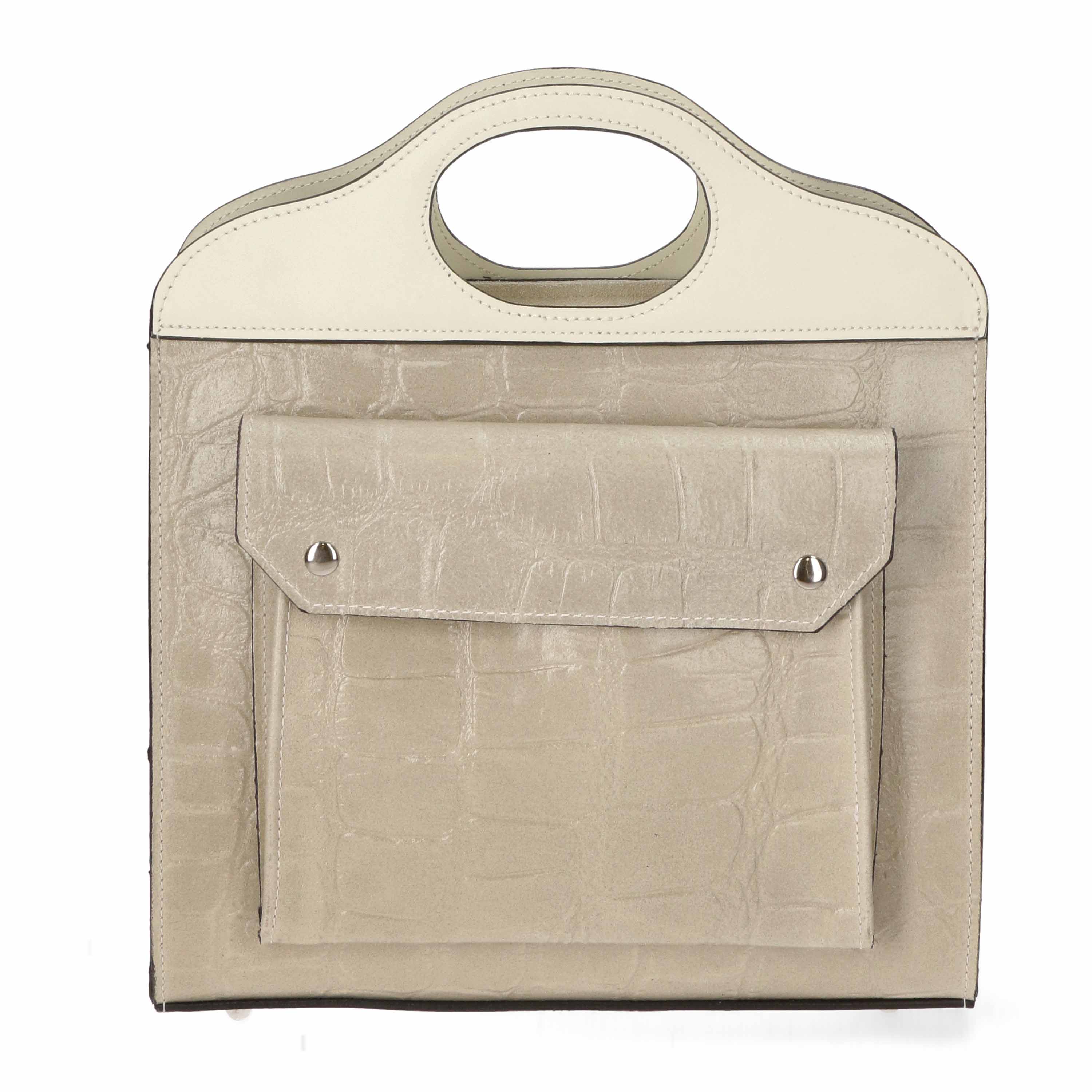 

Деловая Сумка Italian Bags 11100_beige Кожаная Бежевый