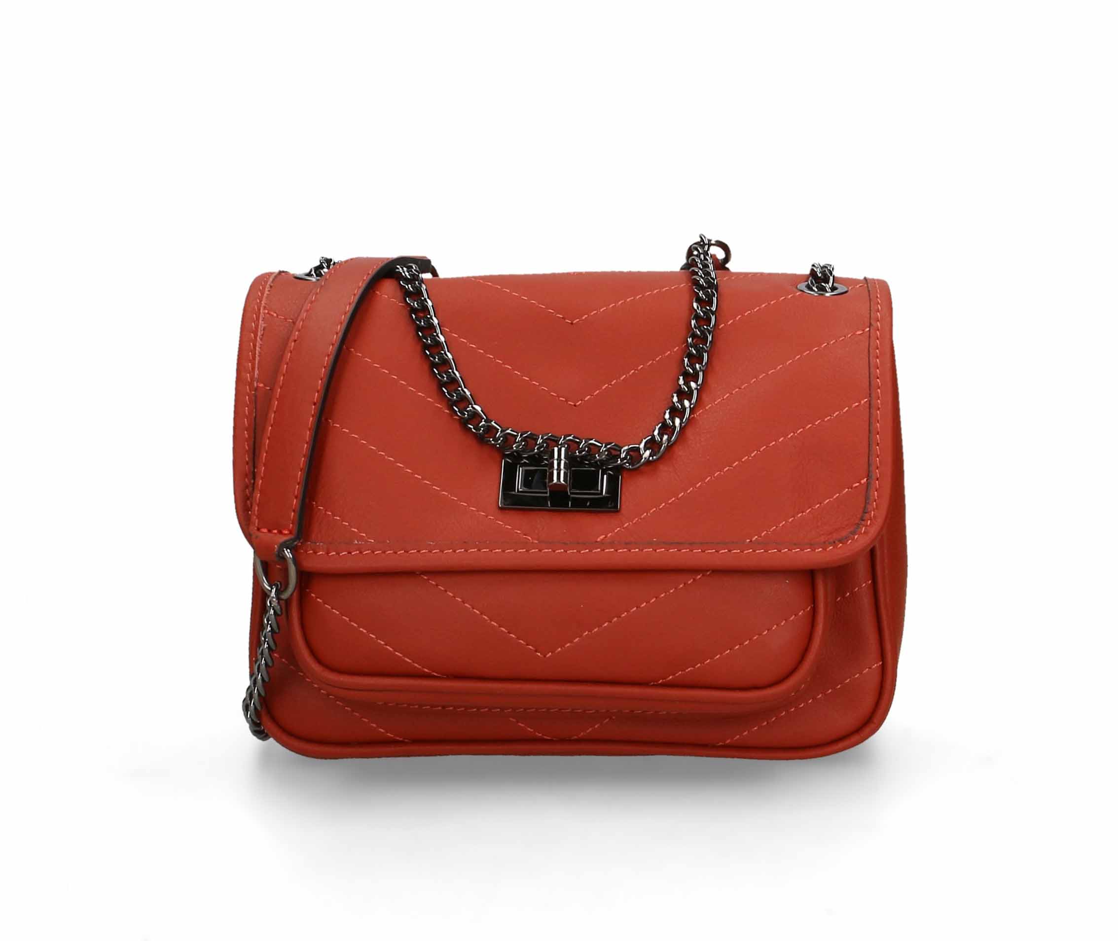 

Клатч Italian Bags 11694_papaya Кожаный Оранжевый