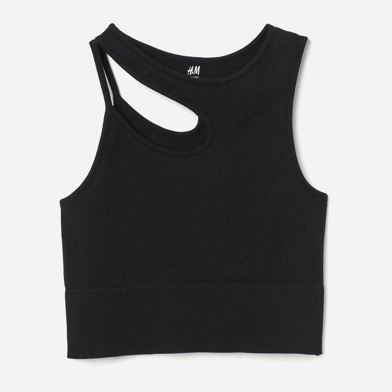 

Топ H&M Sport 0876306-1  Черный, Топ H&M Sport 0876306-1 S Черный