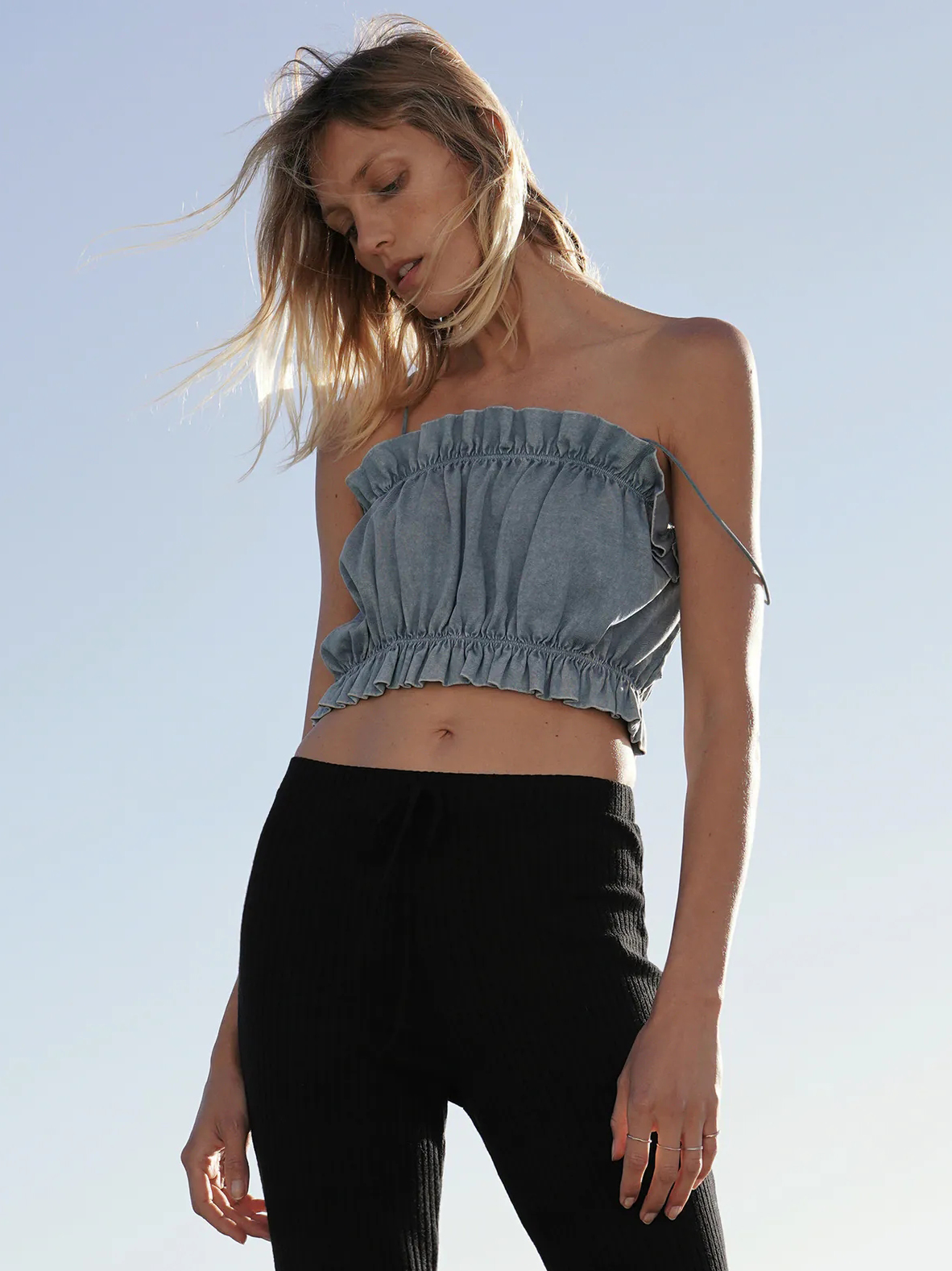 

Топ Zara 6050/305/427  Бирюзовый, Топ Zara 6050/305/427 M Бирюзовый