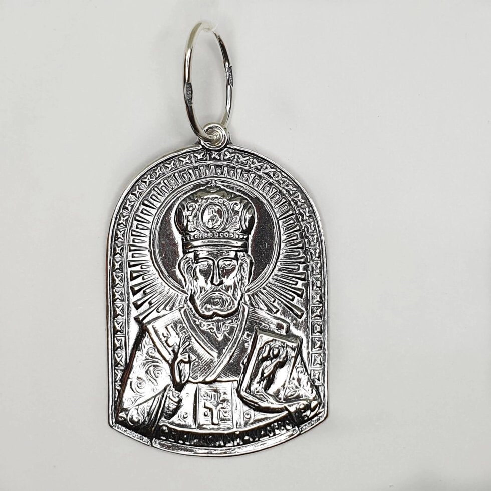 

Православная ладанка серебряная "Святой Николай" 2,30 г