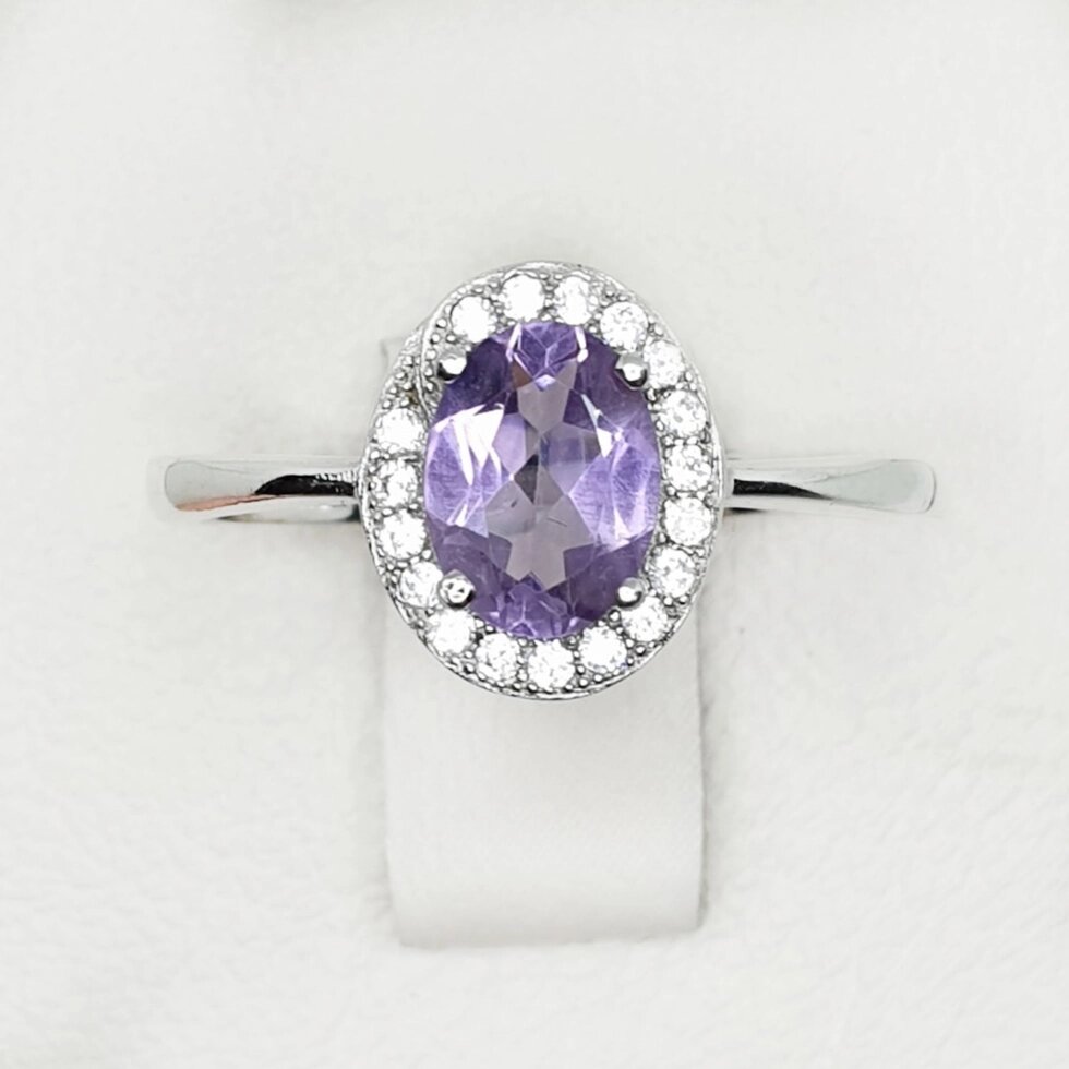 

Кольцо серебряное с аметистом 19,5 2,52 г