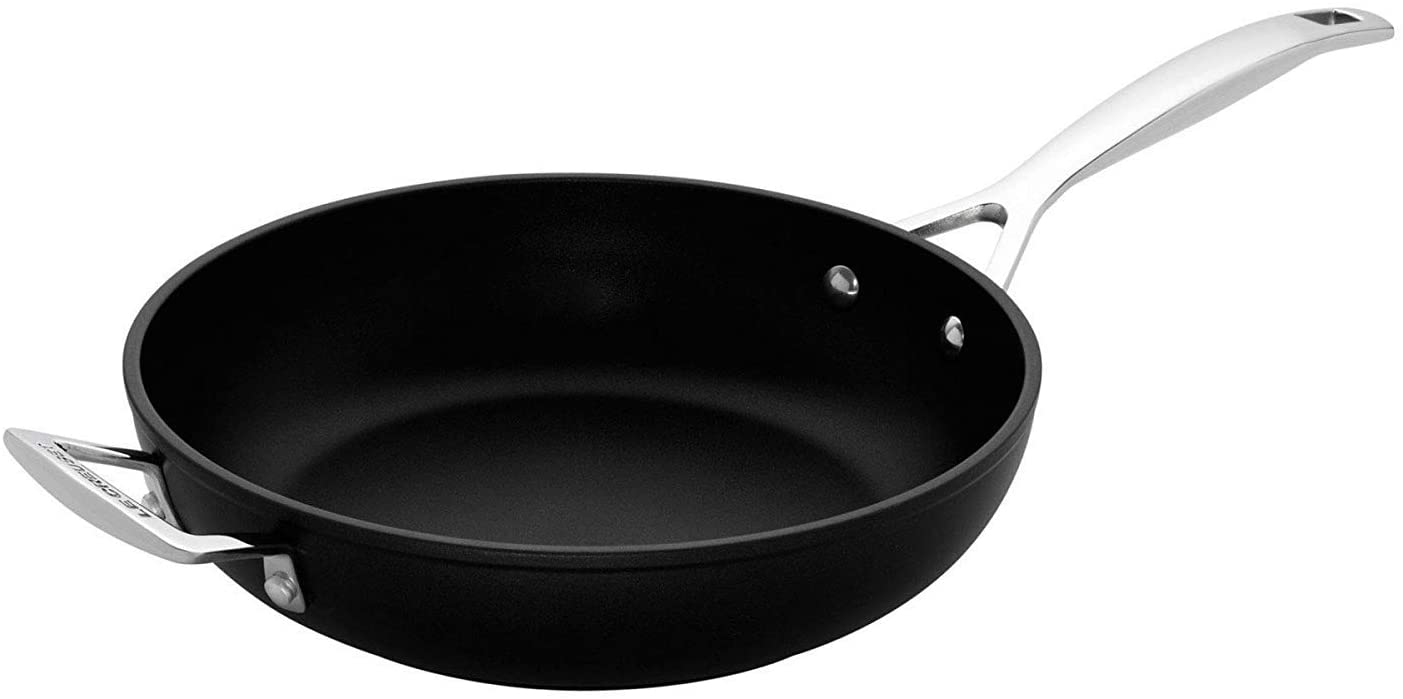 

Сковорода Le Creuset алюминиевая с антипригарным покрытием высокая с толстым дном 3.72 л 30 см Черная