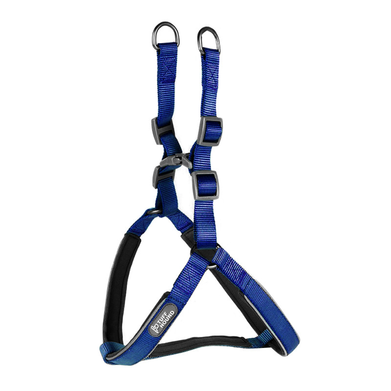 

Шлея для собак XL нейлоновая TUFF HOUND 1606 Blue (72-88 см) (F_5321-16608)
