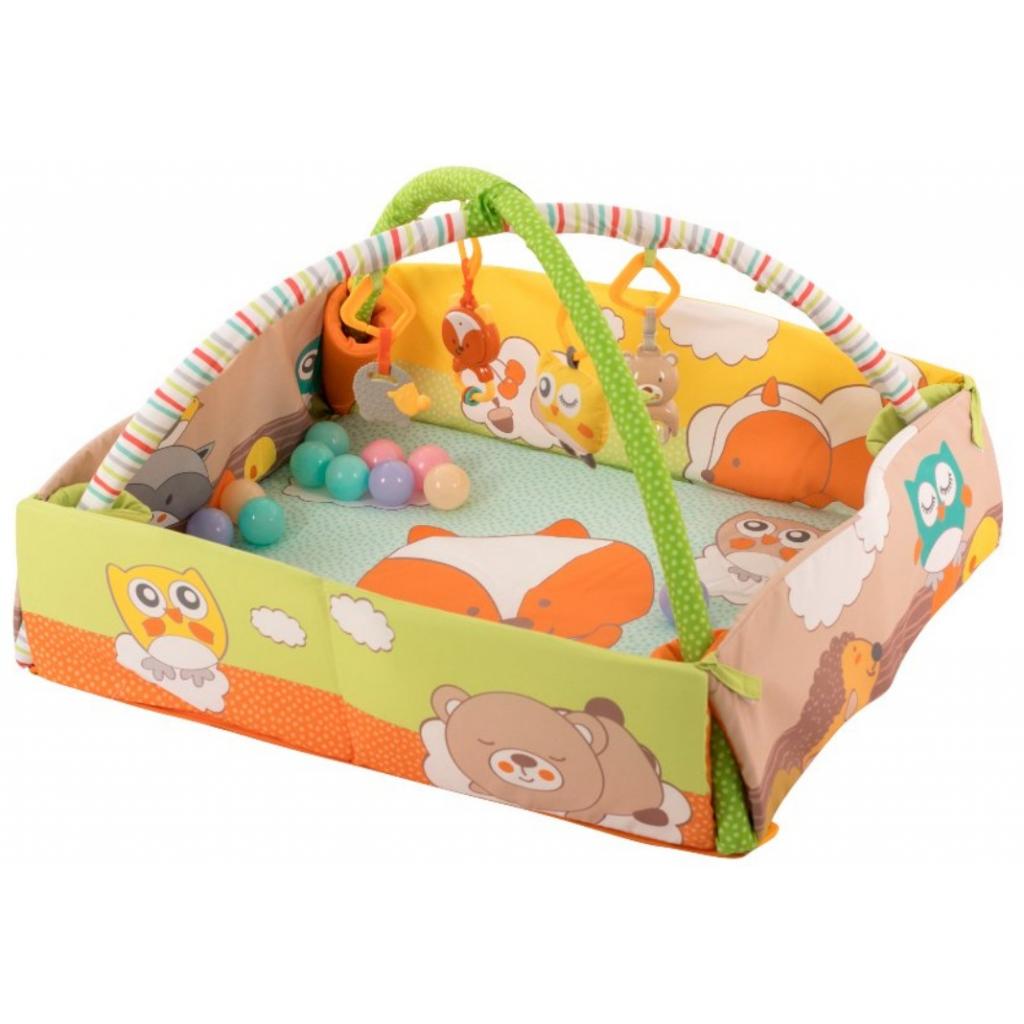 

Детский коврик Baby Team с дугами и бортиками (8566)