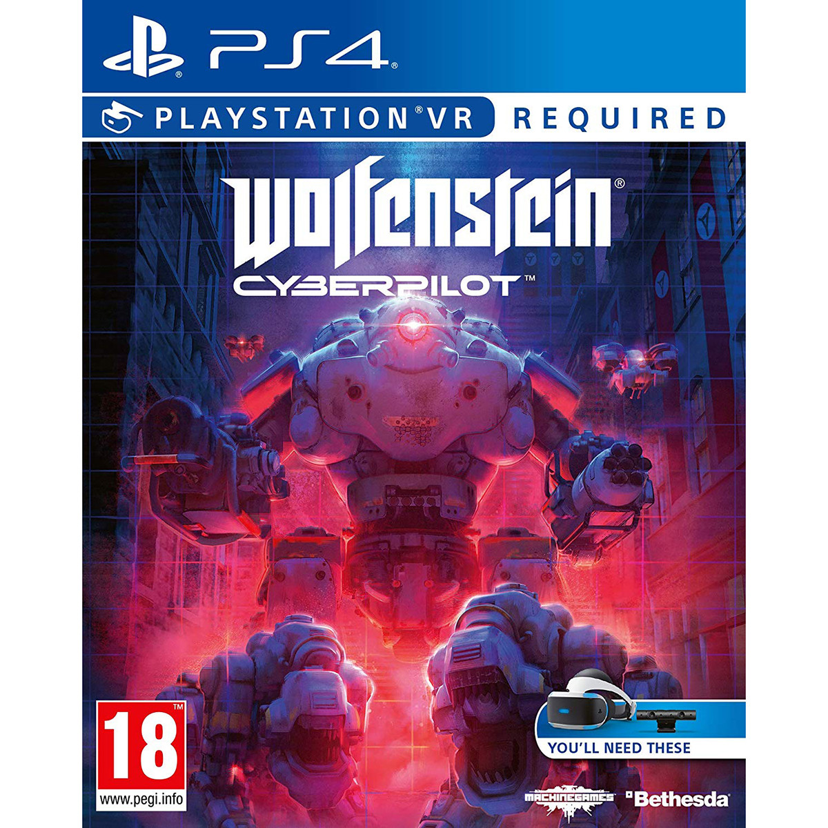 

Игра Wolfenstein Cyberpilot на PS4 VR (Blu-Ray диск, русская версия)