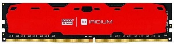 

Пам'ять DDR4 16GB Goodram 2400MHz PC4-19200 Iridium Red (IR-R2400D464L17/16G)