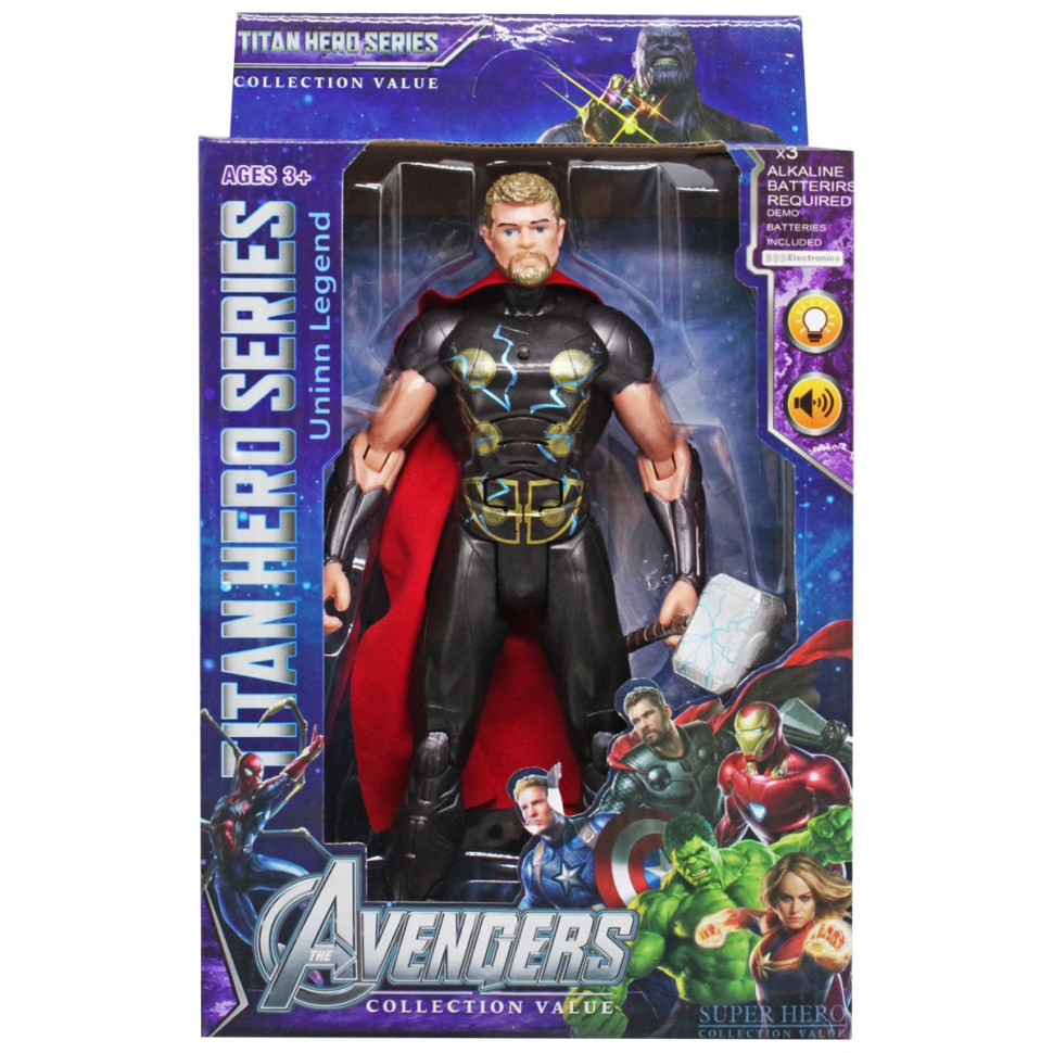 

Фигурка супергероя "AVENGERS" Bambi, 20.5 / 15 / 35 (Тор) (89001-1)