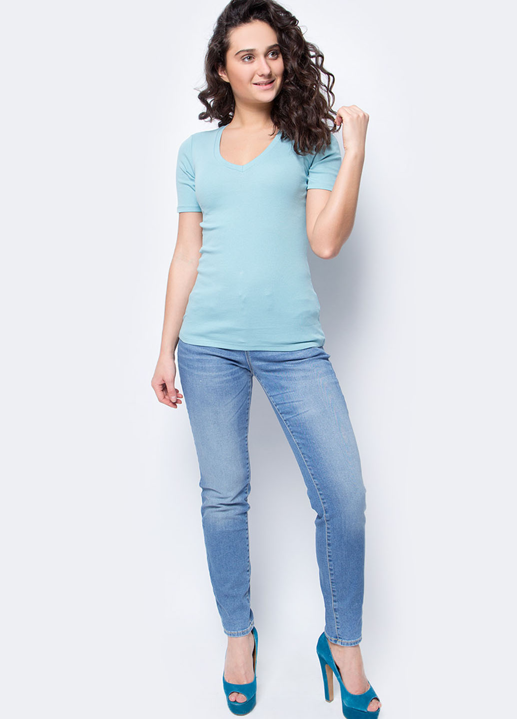 

Футболка United Colors of Benetton XS голубой 3GA2E4158
