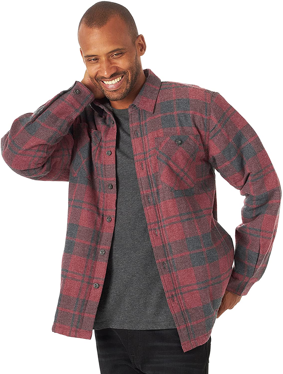 

Куртка-рубашка Wrangler на подкладке — Current Heather, Куртка-рубашка Wrangler на подкладке — Current Heather M