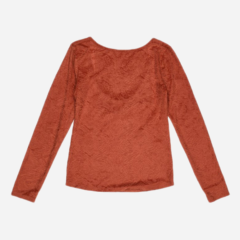 

Лонгслив H&M 127773311  Терракотовый, Лонгслив H&M 127773311 S Терракотовый