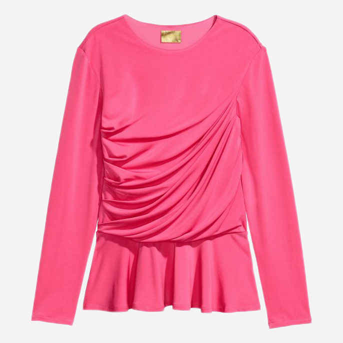 

Лонгслив H&M 0558370  Розовый, Лонгслив H&M 0558370 40 Розовый