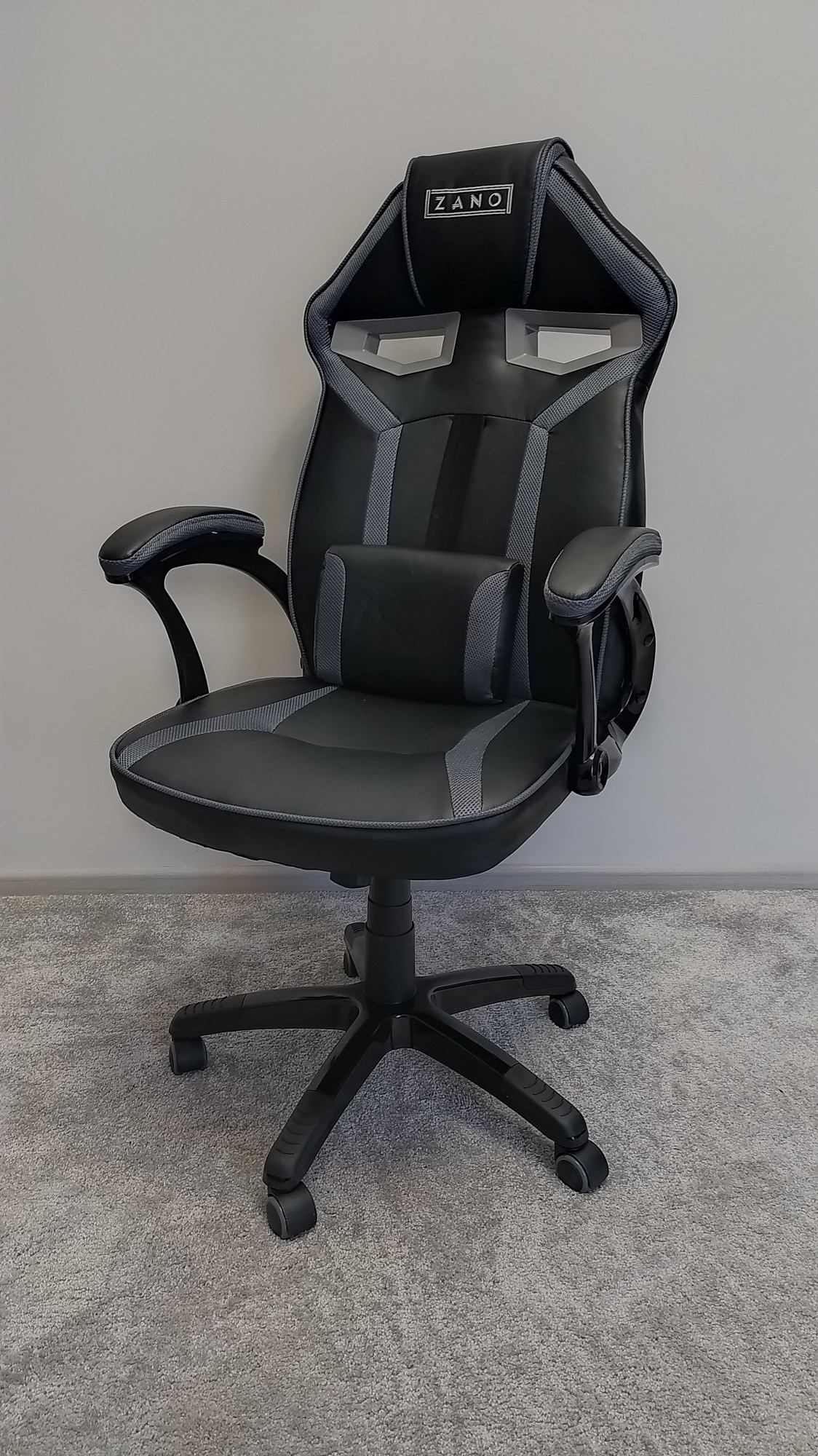 

Компьютерное геймерское кресло ZANO PRIME GREY + Коврик под мышку