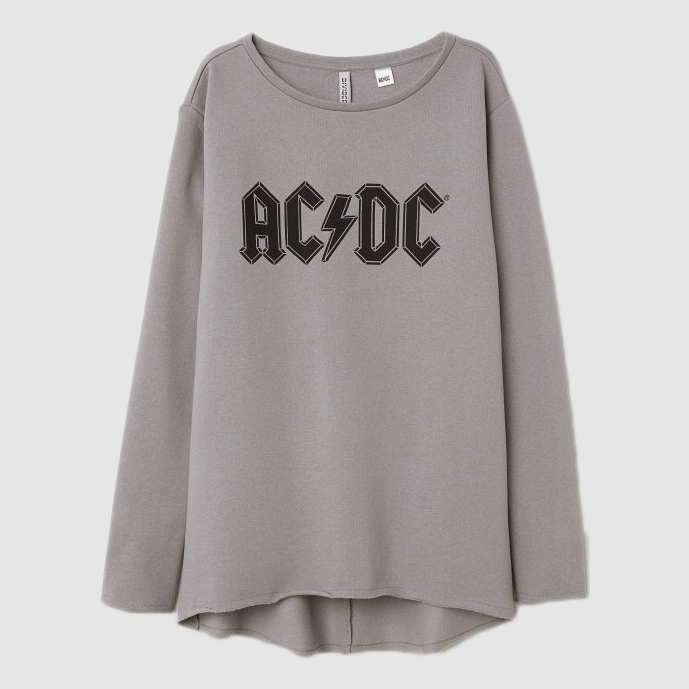

Лонгслив H&M 0658380-7  Серый, Лонгслив H&M 0658380-7 XS Серый