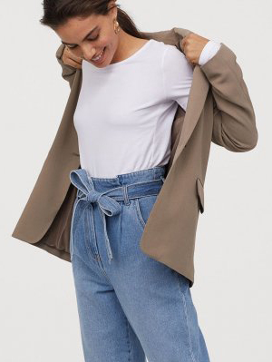 

Лонгслив H&M 3164411RP5  Белый, Лонгслив H&M 3164411RP5 XL Белый