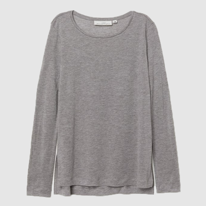

Лонгслив H&M 07-0703223-002  Серый (СА2000001633083, Лонгслив H&M 07-0703223-002 S Серый (СА2000001633083)
