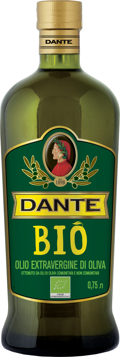 Акція на Оливковое масло Olio Dante Extra Virgin Bio Органическое первого холодного отжима 0.75 л (8033576194905) від Rozetka UA