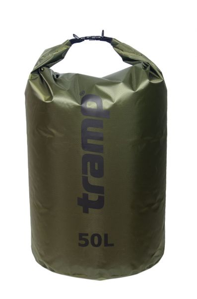 

Гермомешок Tramp PVC Diamond Rip-Stop 50л Оливковый