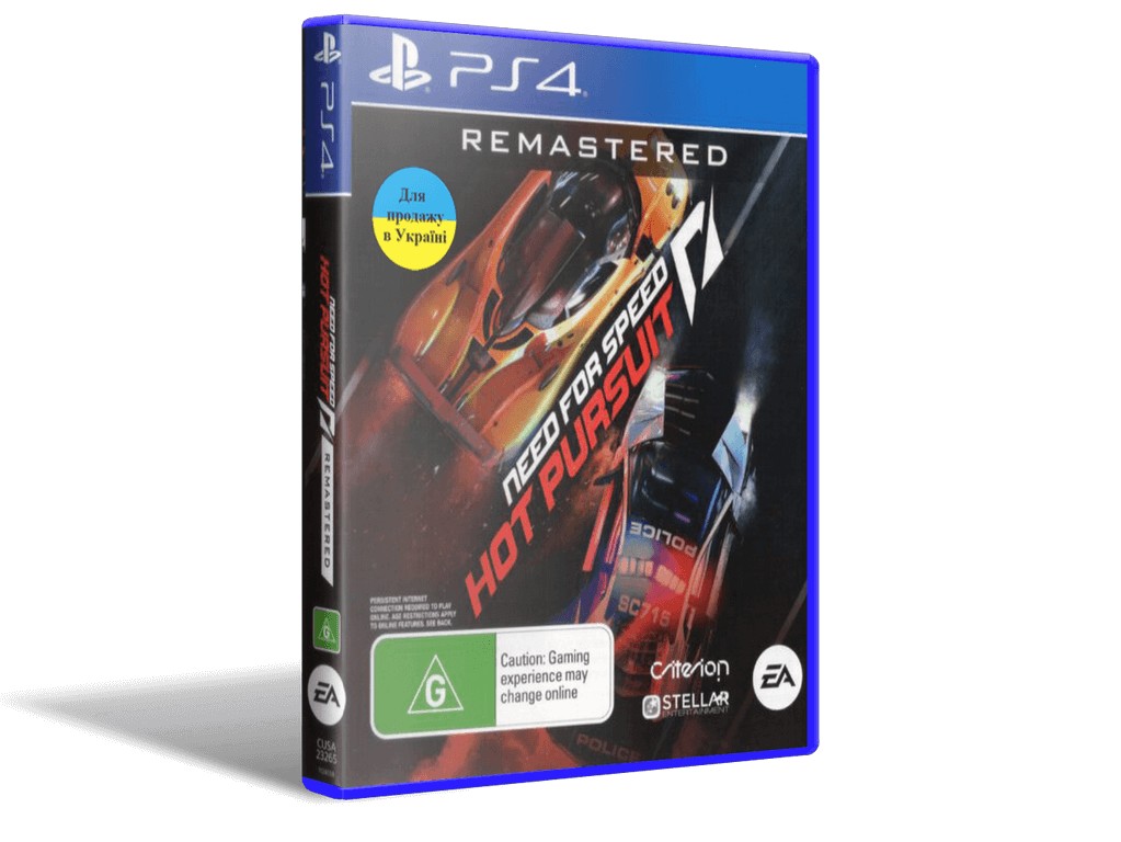 

Игра Need for Speed Hot Pursuit Remastered для PS4 (Blu-ray диск, Russian subtitles)