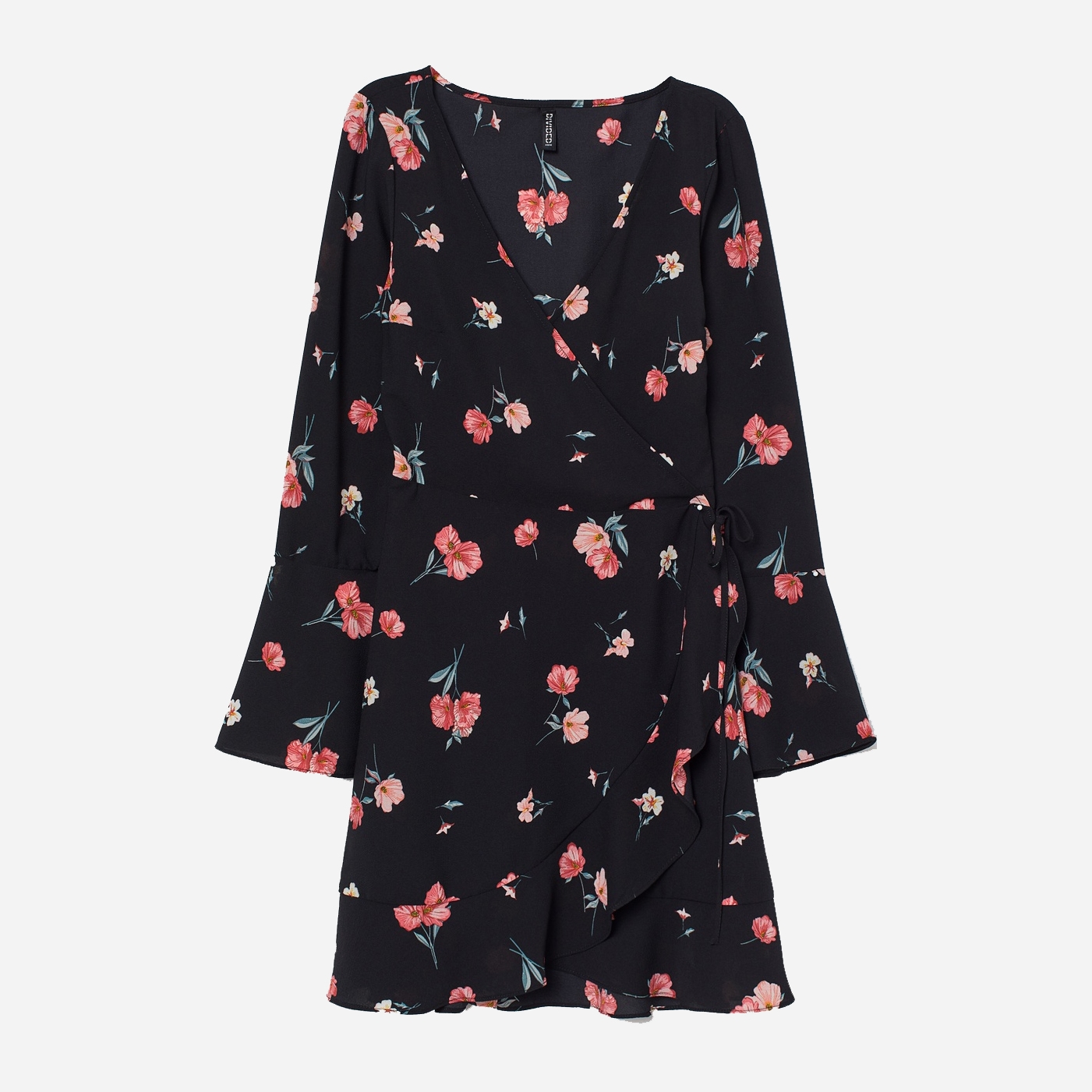 

Платье H&M 0762063_цветы_02  Черное, Платье H&M 0762063_цветы_02 34 Черное
