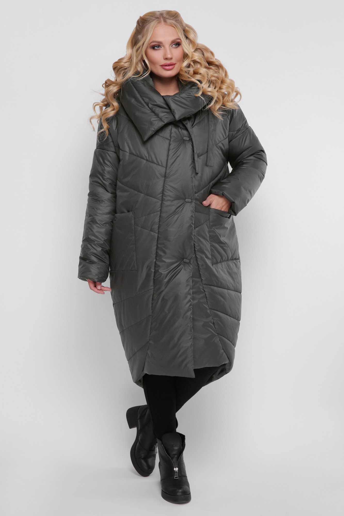 

Женская зимняя куртка Welltre "Blanket"  графитовый, Женская зимняя куртка Welltre "Blanket" 54 графитовый