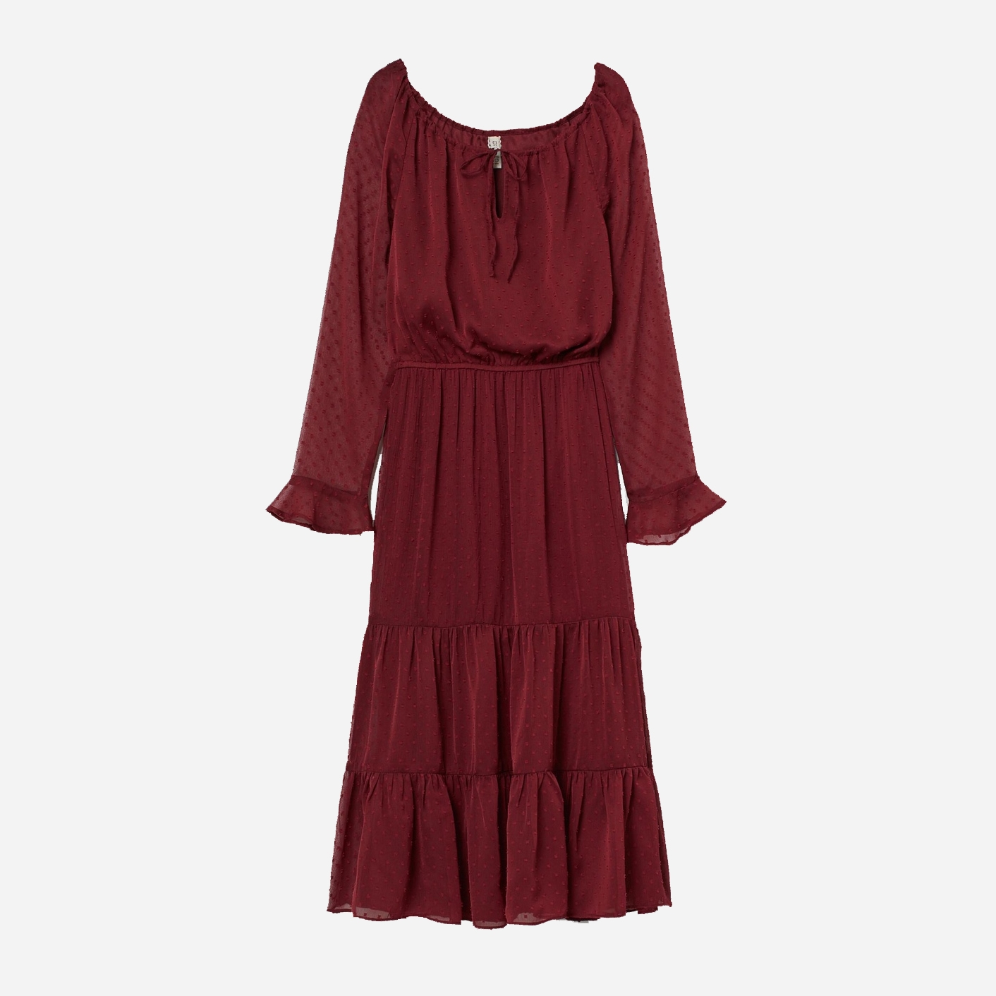 

Платье H&M 0825984  Бордовое, Платье H&M 0825984 42 Бордовое