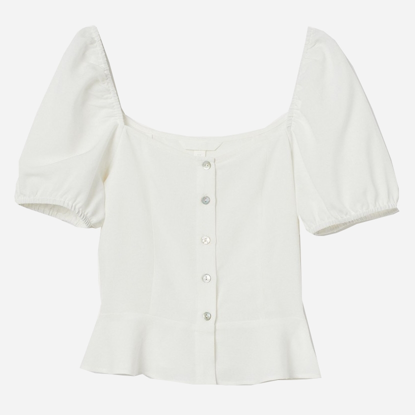 

Топ H&M 0771383  Белый, Топ H&M 0771383 44 Белый
