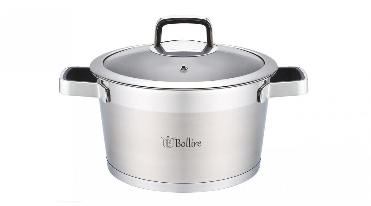 

Кастрюля с крышкой 3,1л 20*11,5 Bollire BR-2103
