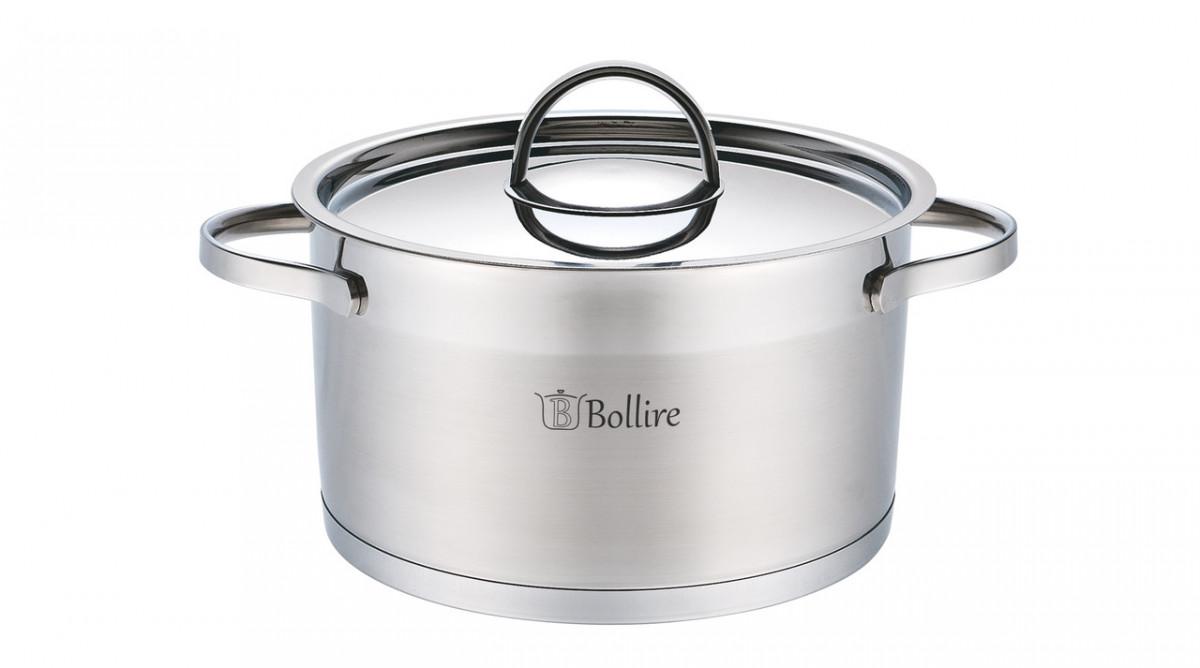 

Кастрюля с крышкой 3,4л 20*11,5 Bollire BR-2303