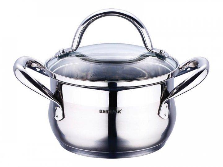 

Кастрюля с крышкой Bergner Gourmet BG-6508 24 см 5.6 л