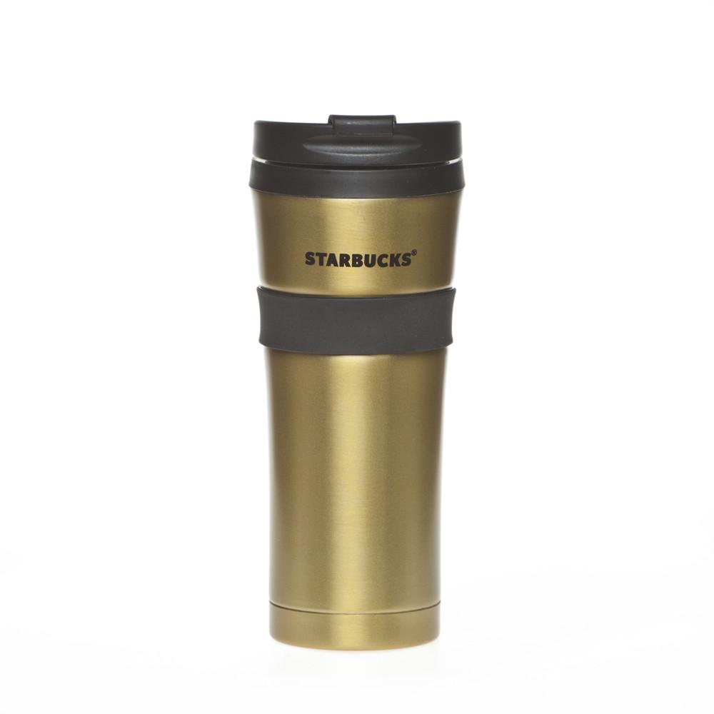 

Термокружка Starbucks с резиновой полоской (золото) 647212568
