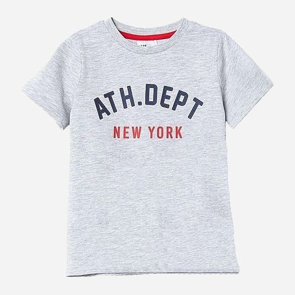 

Футболка H&M 01-0619087-010 110-116 см Серая (СА2000001323762)