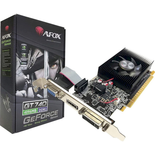 

Видеокарта GeForce GT730 AFOX 4Gb GDDR3 128-bit (AF730-4096D3L3)