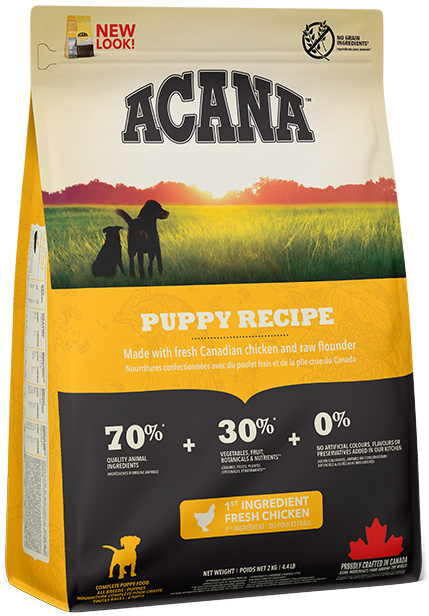 

Сухой корм для собак ACANA Puppy Recipe для щенков всех пород 2 кг